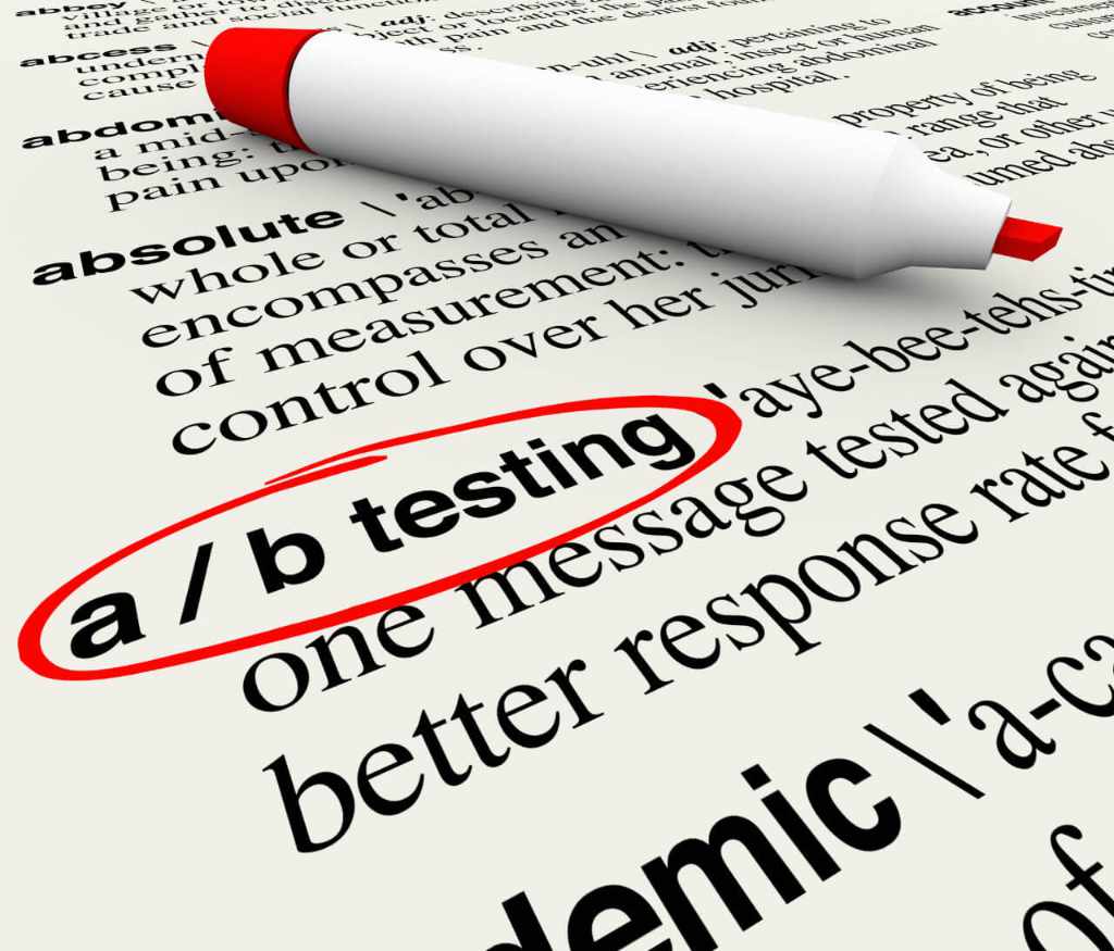 A B Testing definition